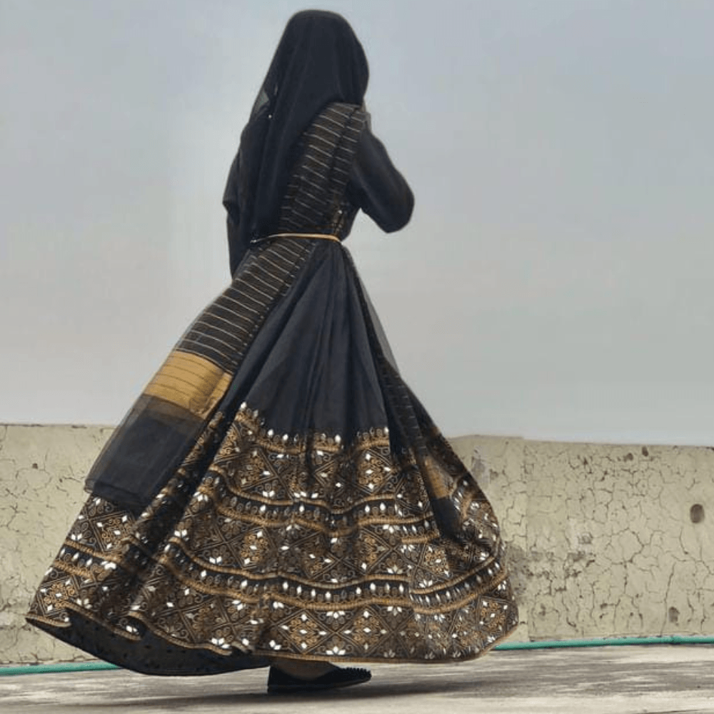 Gul-e-Rana Maxi Black🖤 3pc - Virsa