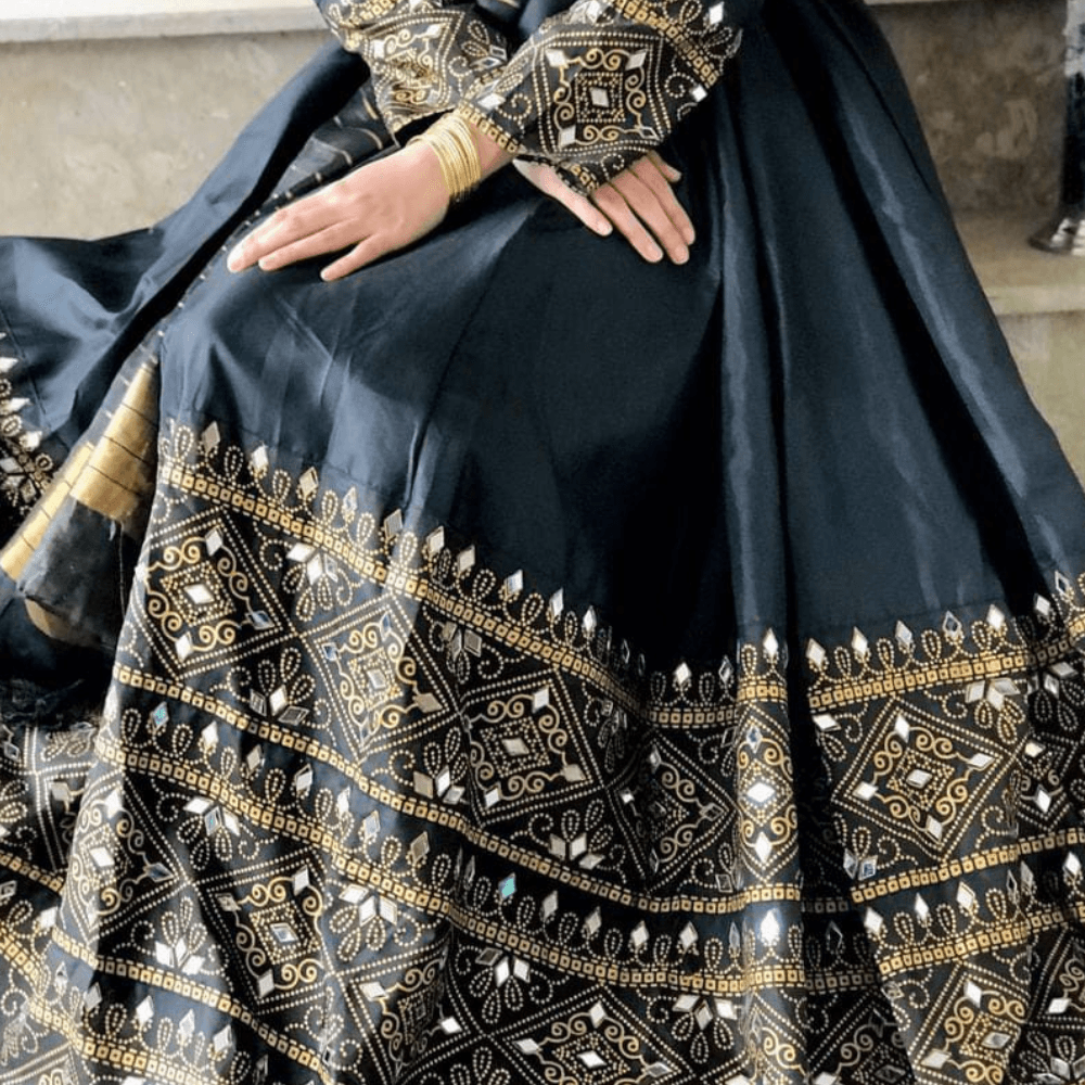 Gul-e-Rana Maxi Black🖤 3pc - Virsa