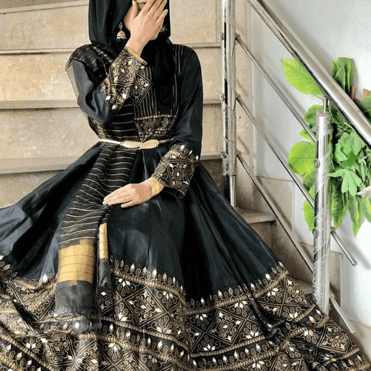 Gul-e-Rana Maxi Black🖤 3pc - Virsa