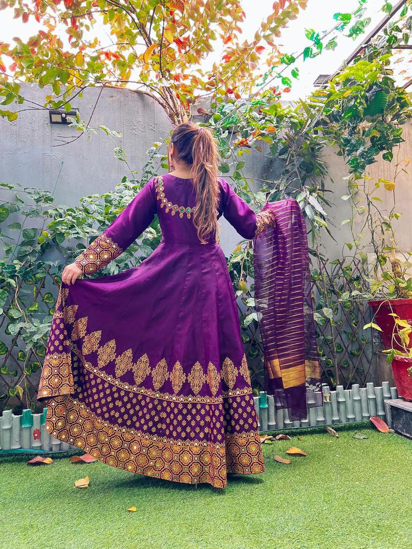 Anar kali 3pc maxi