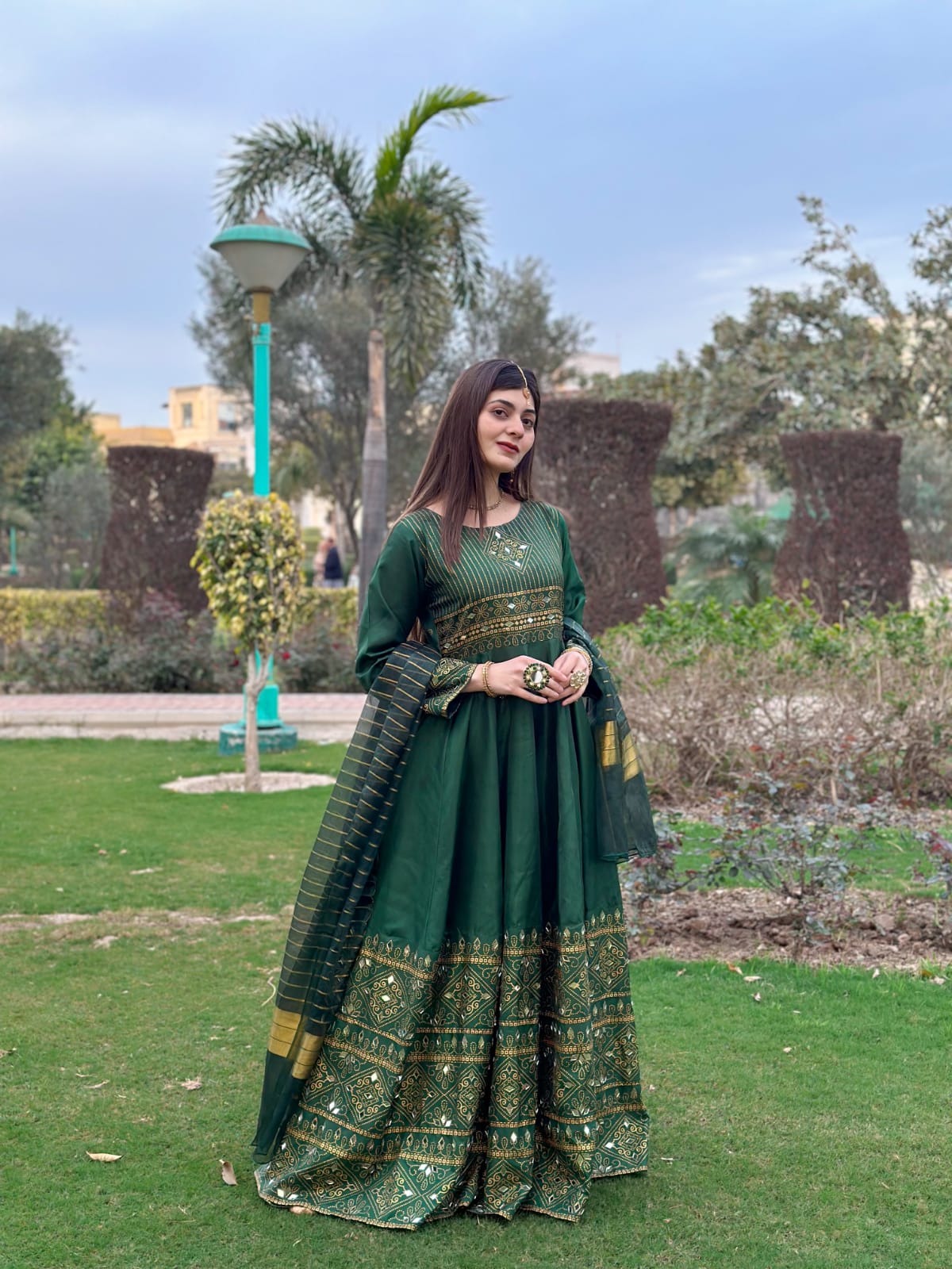 Gul-e-Rana Maxi 3pc green