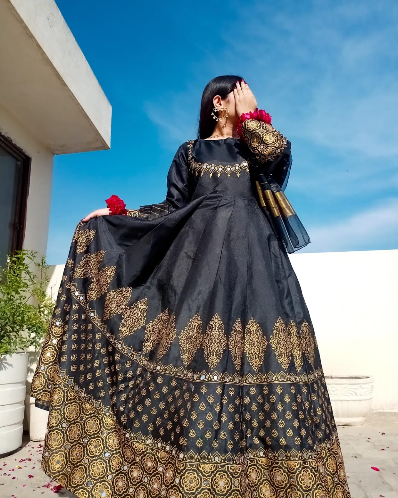 Anar kali 3pc maxi