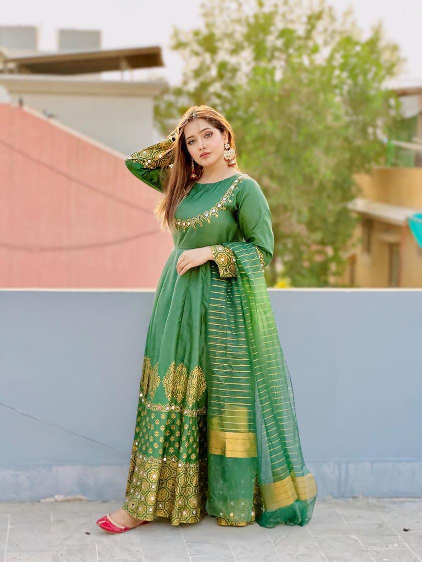 ANAR KALI IN GREEN