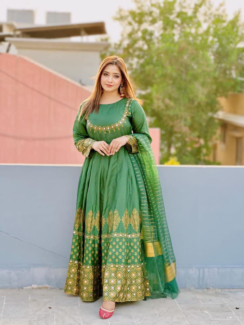 ANAR KALI IN GREEN