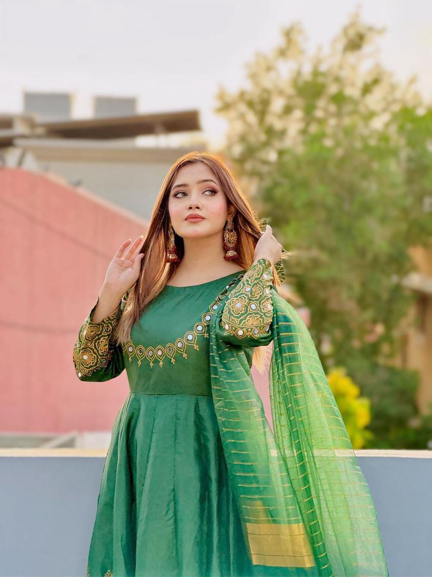 ANAR KALI IN GREEN