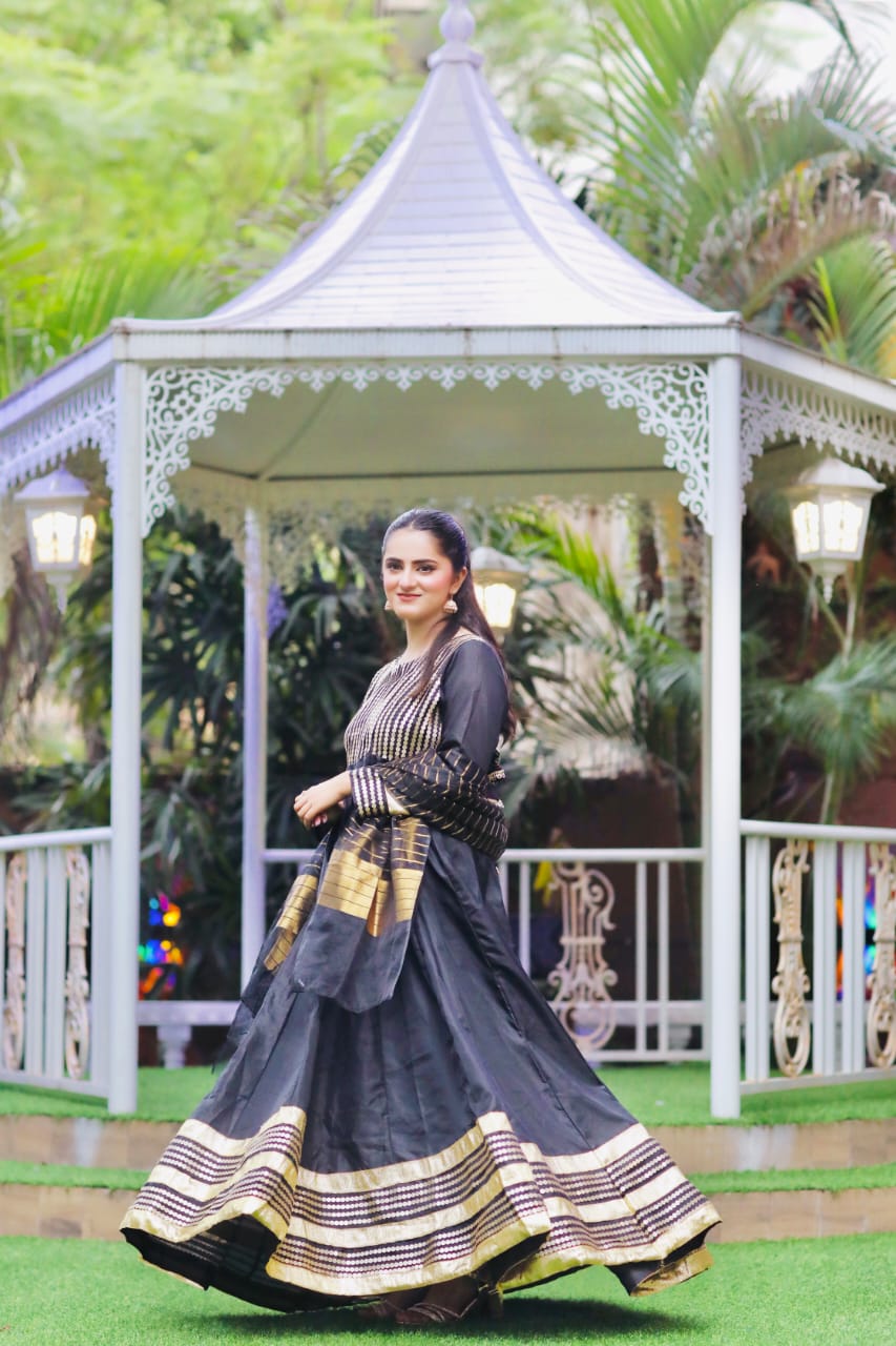 GUL NASEEM IN BLACK 3PC