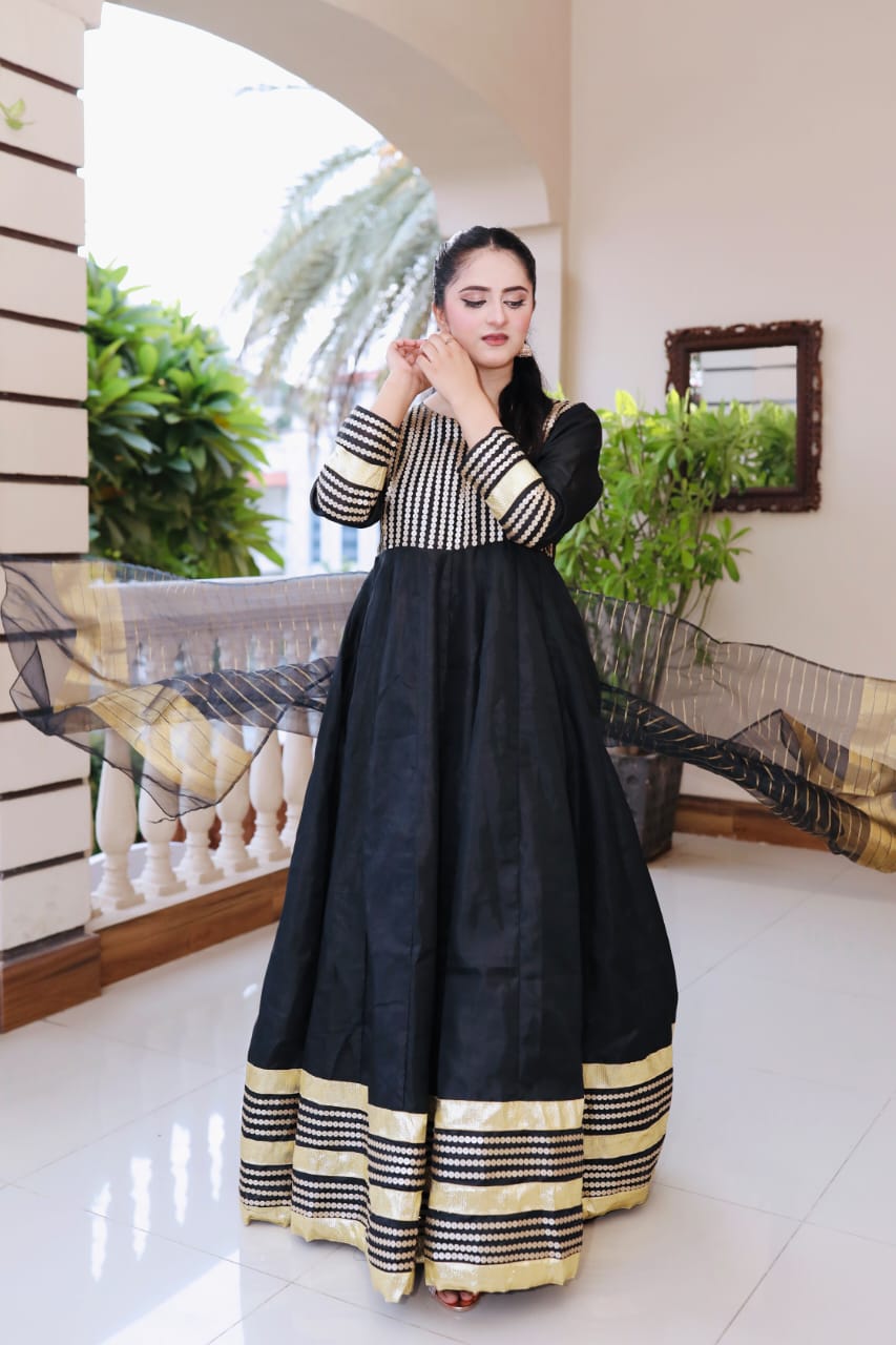 GUL NASEEM IN BLACK 3PC