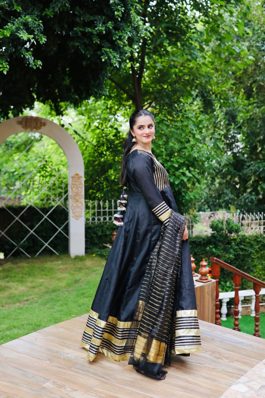 GUL NASEEM IN BLACK 3PC